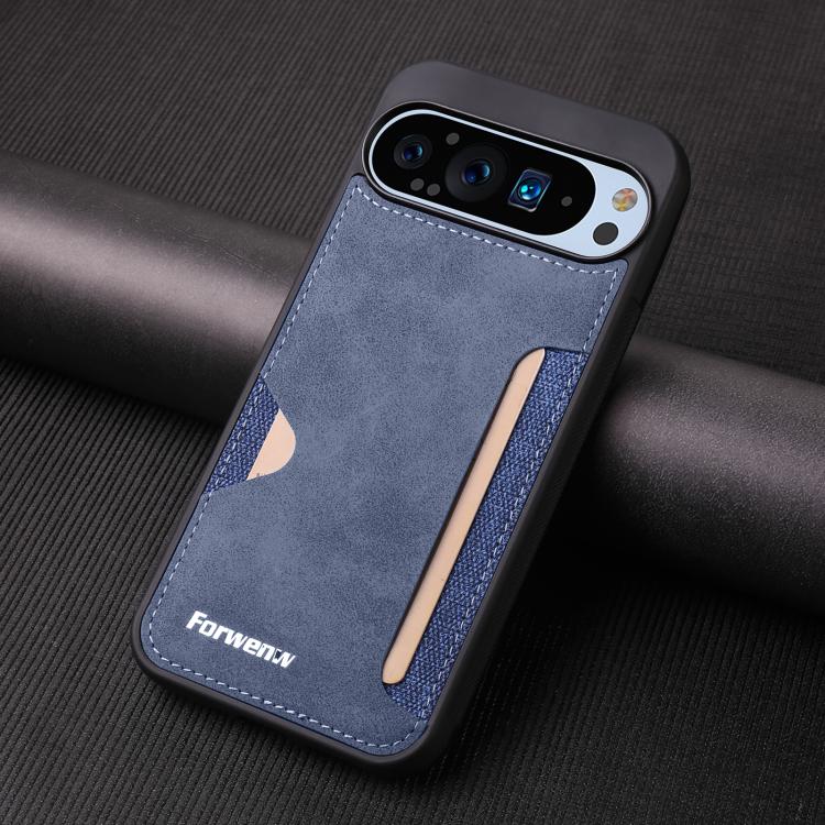 For Google Pixel 9 / 9 Pro Forwenw F5 Series Integrated Card Bag Phone Case