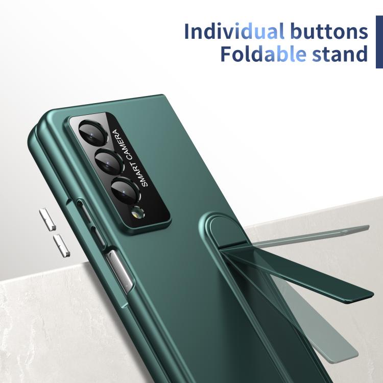 For Samsung Galaxy Z Fold4 Integrated Skin Feel Fold Holder Phone Case