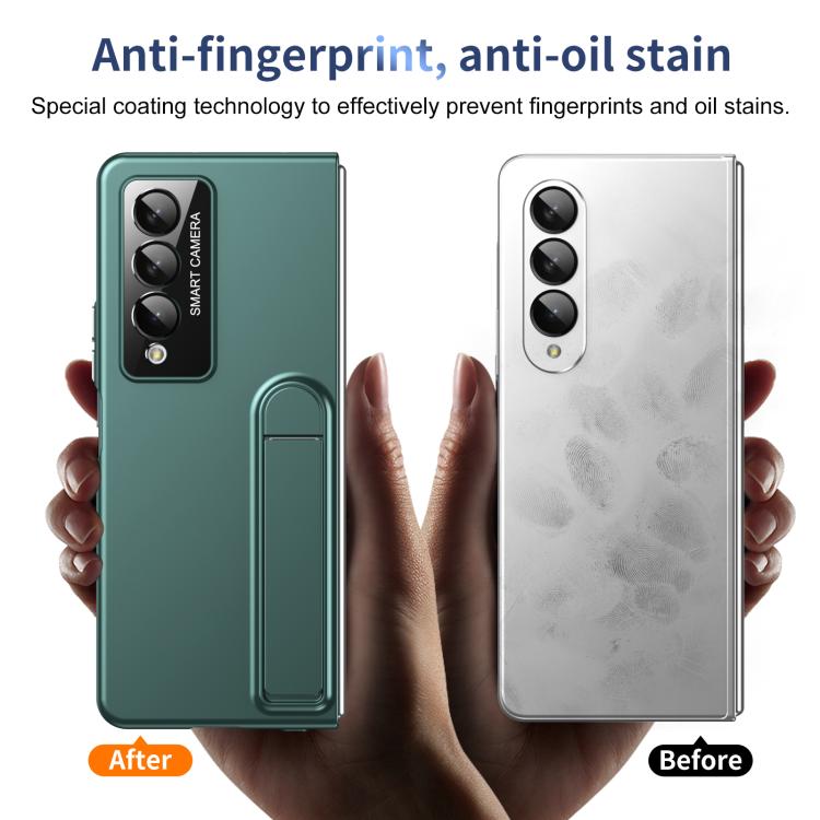 For Samsung Galaxy Z Fold4 Integrated Skin Feel Fold Holder Phone Case