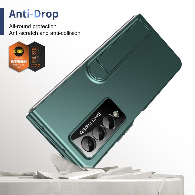 For Samsung Galaxy Z Fold4 Integrated Skin Feel Fold Holder Phone Case