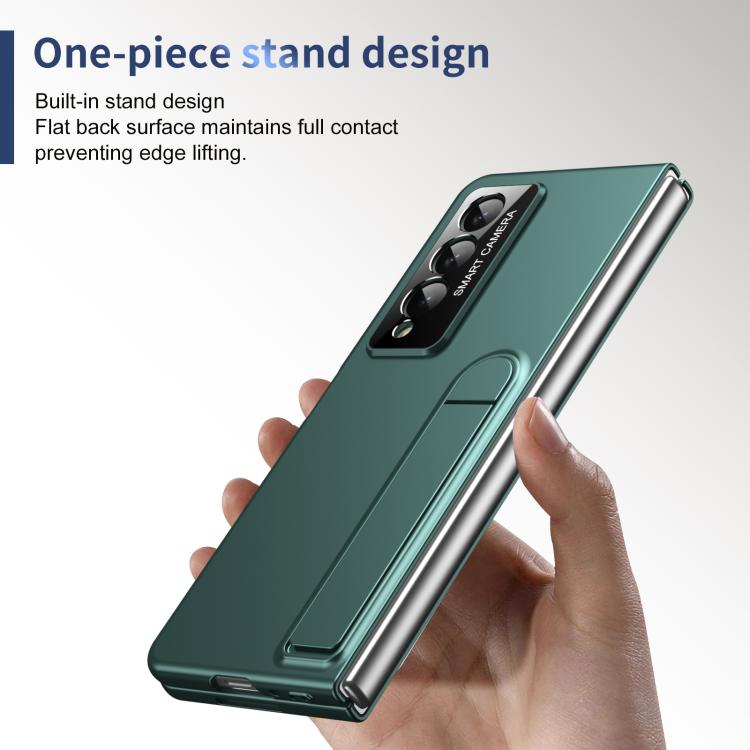 For Samsung Galaxy Z Fold4 Integrated Skin Feel Fold Holder Phone Case
