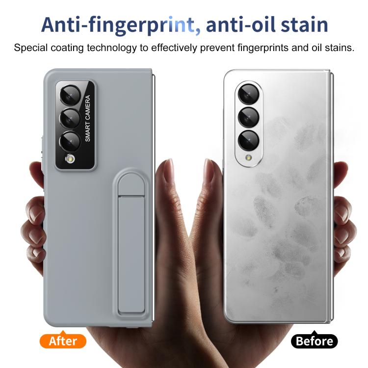 For Samsung Galaxy Z Fold4 Integrated Skin Feel Fold Holder Phone Case