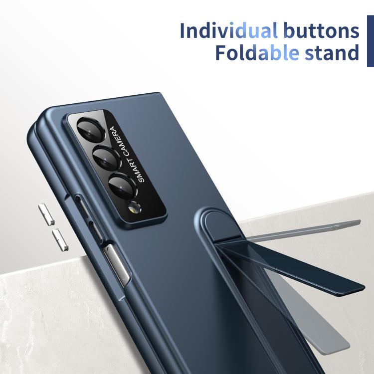 For Samsung Galaxy Z Fold4 Integrated Skin Feel Fold Holder Phone Case