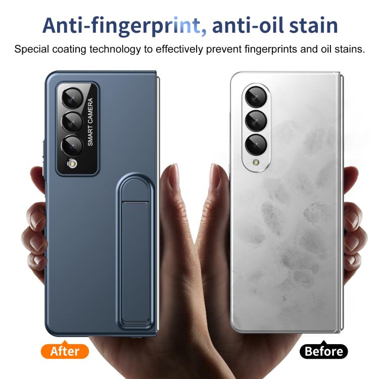 For Samsung Galaxy Z Fold4 Integrated Skin Feel Fold Holder Phone Case