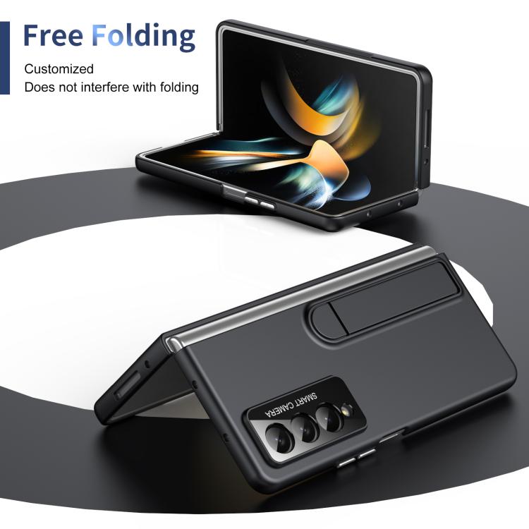 For Samsung Galaxy Z Fold4 Integrated Skin Feel Fold Holder Phone Case