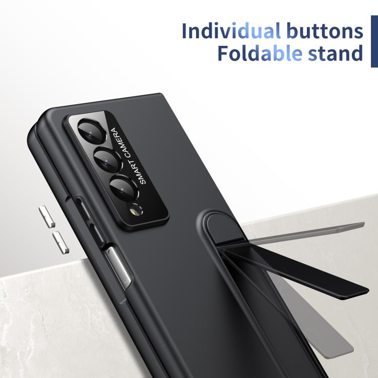 For Samsung Galaxy Z Fold4 Integrated Skin Feel Fold Holder Phone Case