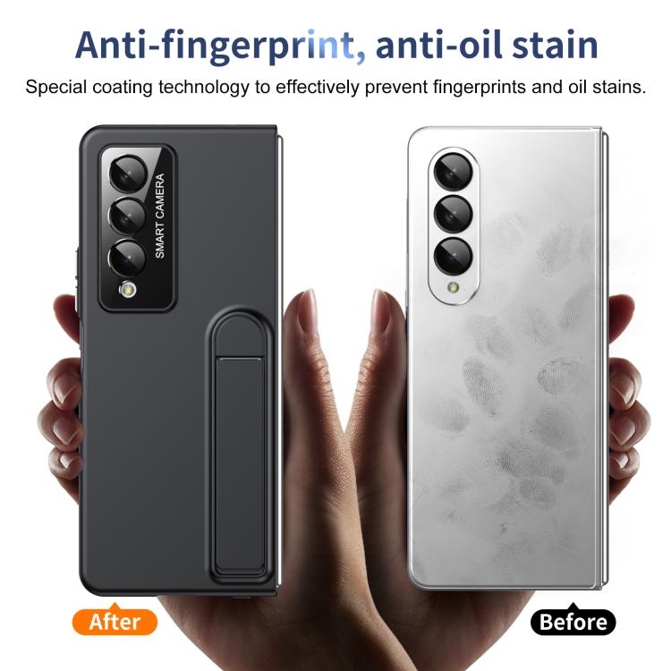 For Samsung Galaxy Z Fold4 Integrated Skin Feel Fold Holder Phone Case