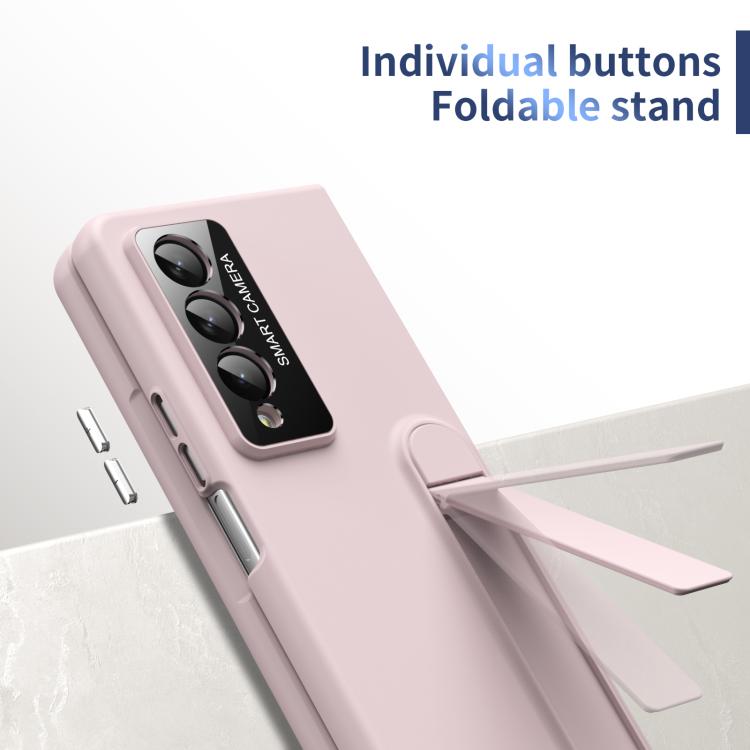 For Samsung Galaxy Z Fold4 Integrated Skin Feel Fold Holder Phone Case