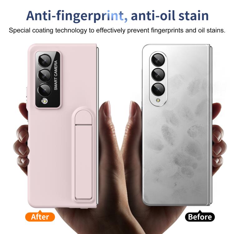 For Samsung Galaxy Z Fold4 Integrated Skin Feel Fold Holder Phone Case