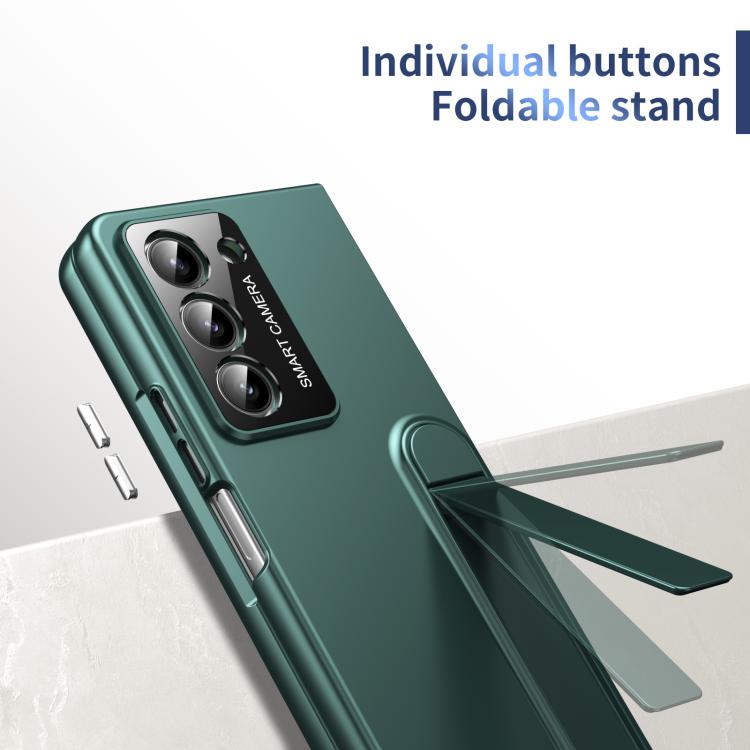 For Samsung Galaxy Z Fold5 Integrated Skin Feel Fold Holder Phone Case