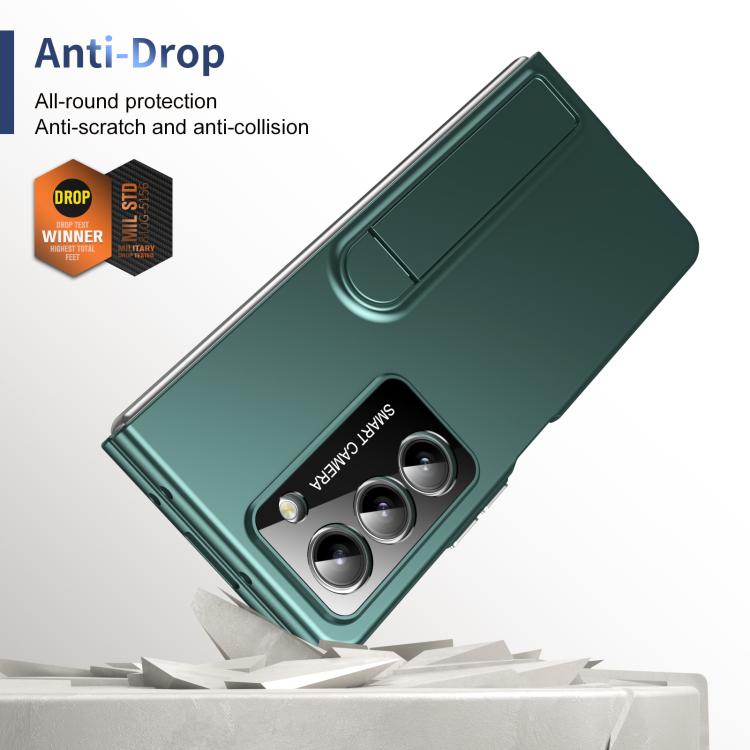 For Samsung Galaxy Z Fold5 Integrated Skin Feel Fold Holder Phone Case