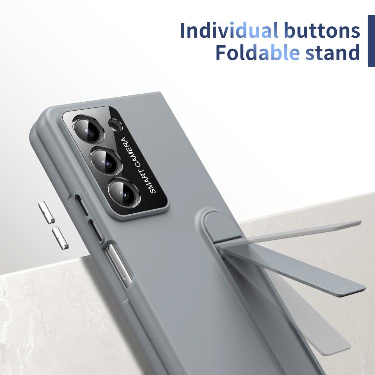 For Samsung Galaxy Z Fold5 Integrated Skin Feel Fold Holder Phone Case