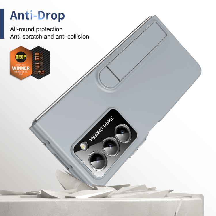 For Samsung Galaxy Z Fold5 Integrated Skin Feel Fold Holder Phone Case