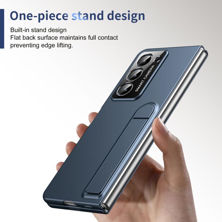 For Samsung Galaxy Z Fold5 Integrated Skin Feel Fold Holder Phone Case