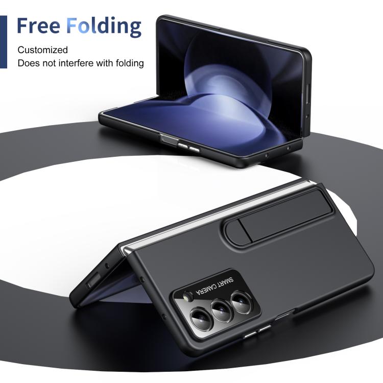 For Samsung Galaxy Z Fold5 Integrated Skin Feel Fold Holder Phone Case
