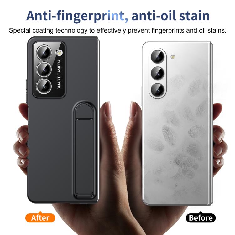 For Samsung Galaxy Z Fold5 Integrated Skin Feel Fold Holder Phone Case
