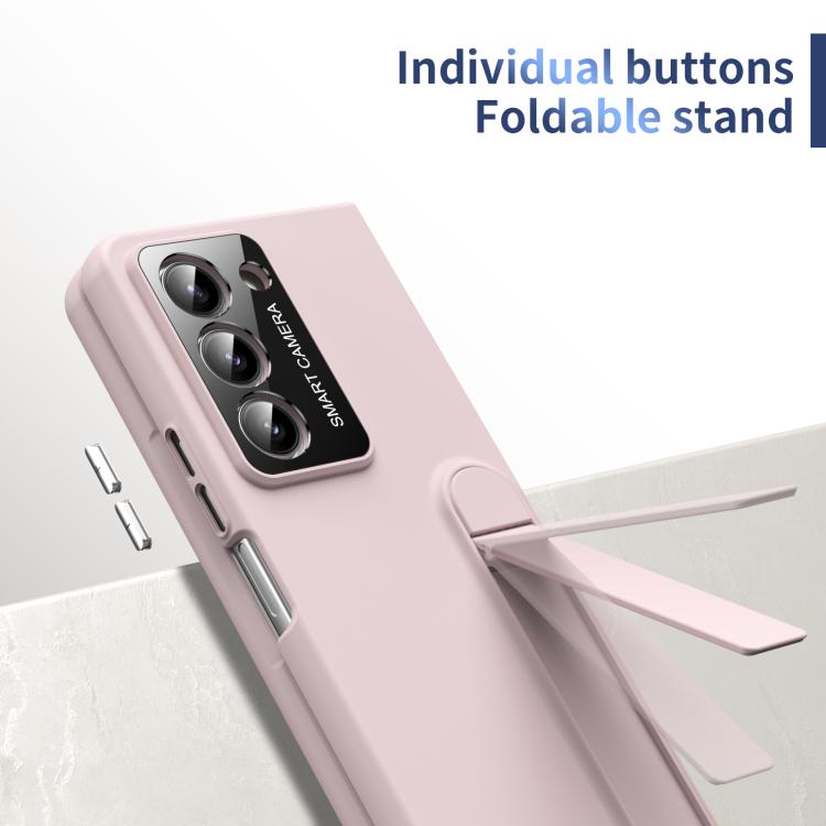 For Samsung Galaxy Z Fold5 Integrated Skin Feel Fold Holder Phone Case