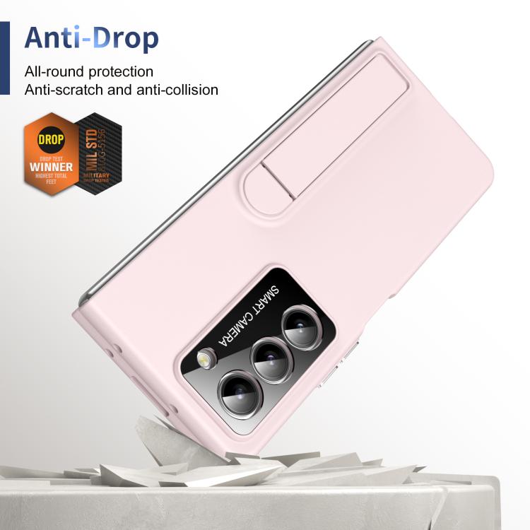 For Samsung Galaxy Z Fold5 Integrated Skin Feel Fold Holder Phone Case