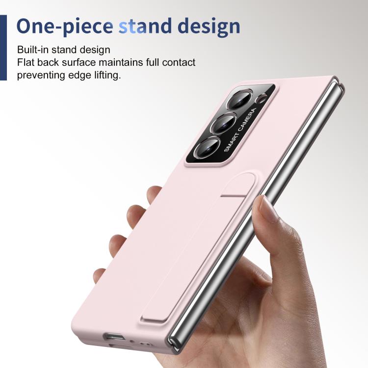For Samsung Galaxy Z Fold5 Integrated Skin Feel Fold Holder Phone Case