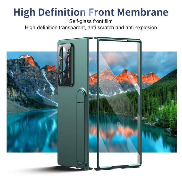 For Samsung Galaxy Z Fold6 Integrated Skin Feel Fold Holder Phone Case