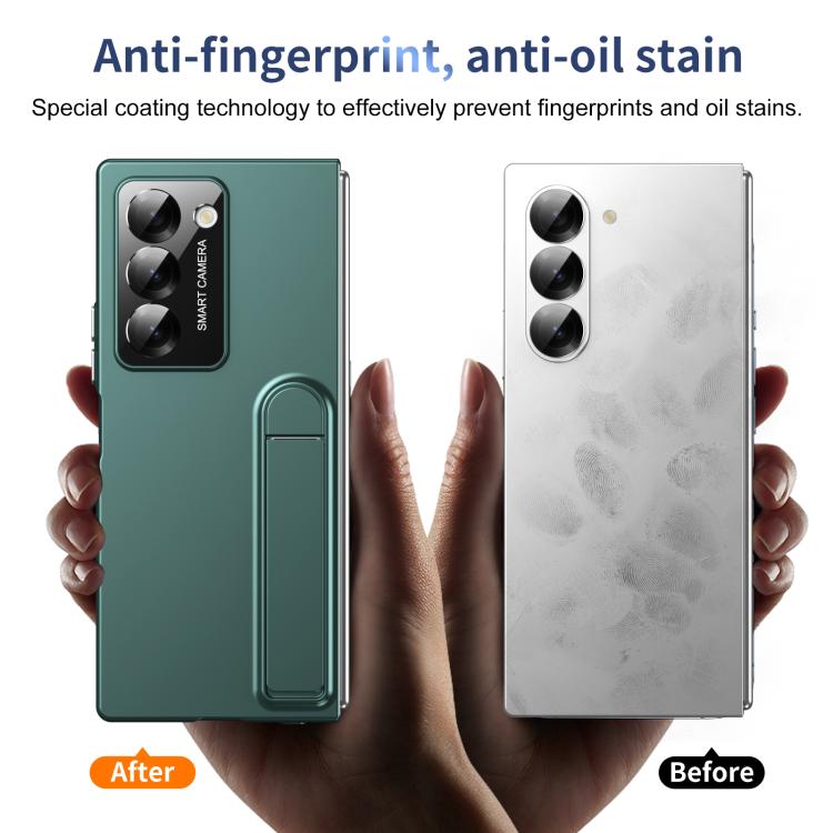 For Samsung Galaxy Z Fold6 Integrated Skin Feel Fold Holder Phone Case