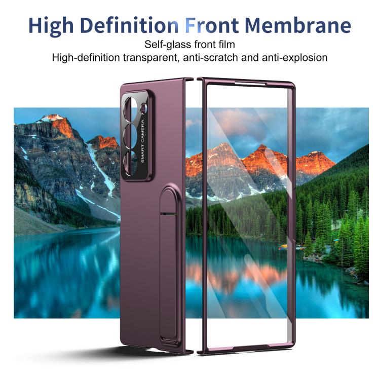 For Samsung Galaxy Z Fold6 Integrated Skin Feel Fold Holder Phone Case