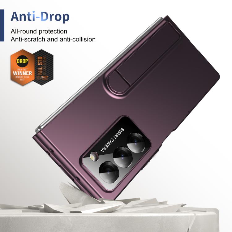 For Samsung Galaxy Z Fold6 Integrated Skin Feel Fold Holder Phone Case