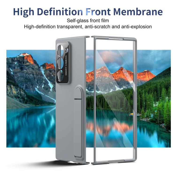 For Samsung Galaxy Z Fold6 Integrated Skin Feel Fold Holder Phone Case