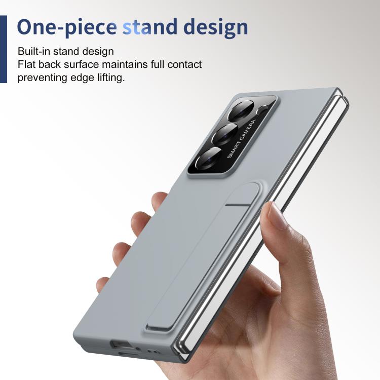 For Samsung Galaxy Z Fold6 Integrated Skin Feel Fold Holder Phone Case
