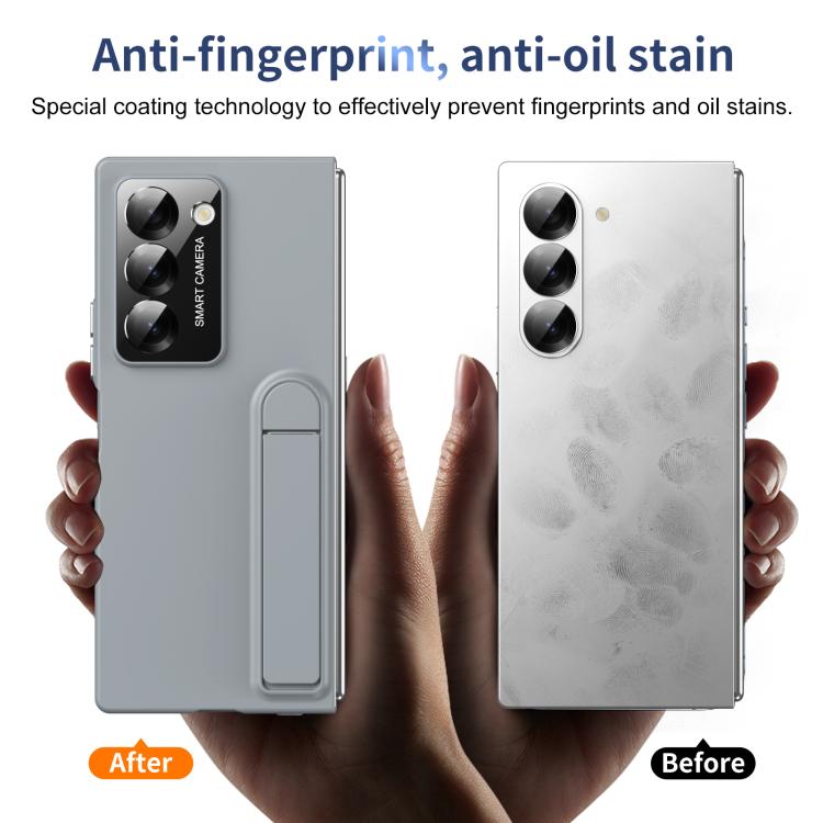 For Samsung Galaxy Z Fold6 Integrated Skin Feel Fold Holder Phone Case