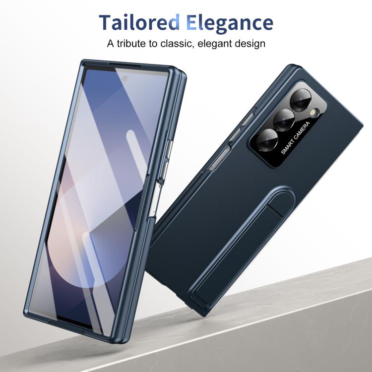 For Samsung Galaxy Z Fold6 Integrated Skin Feel Fold Holder Phone Case