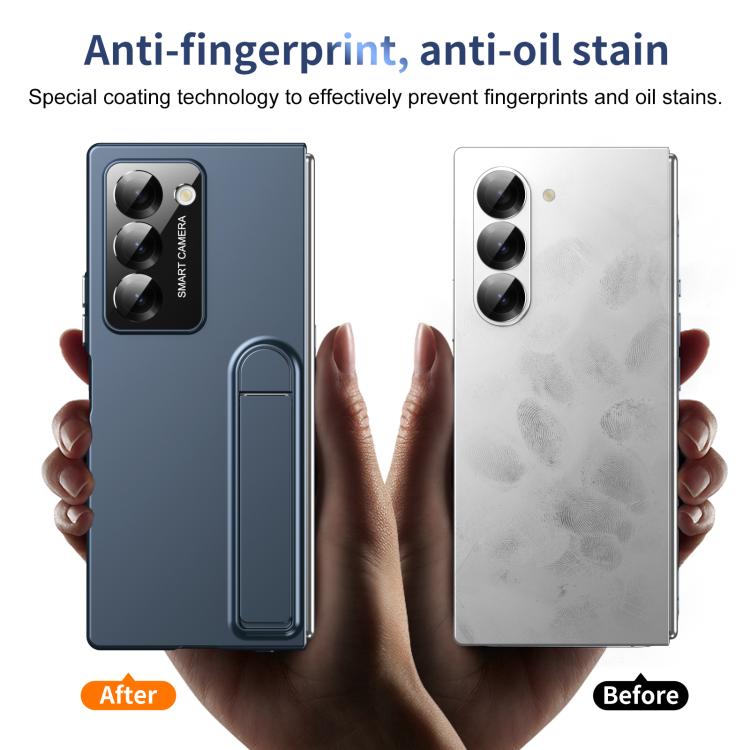 For Samsung Galaxy Z Fold6 Integrated Skin Feel Fold Holder Phone Case