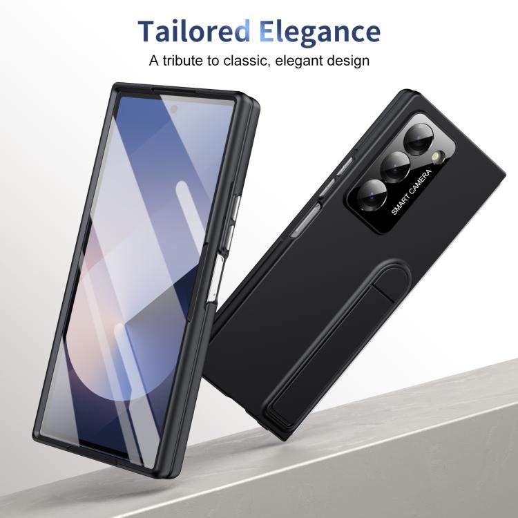 For Samsung Galaxy Z Fold6 Integrated Skin Feel Fold Holder Phone Case