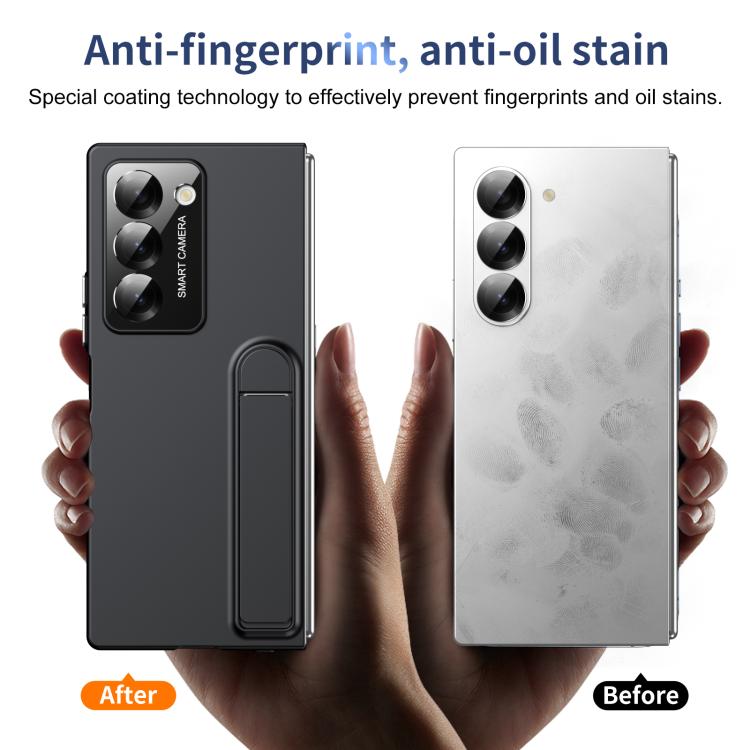 For Samsung Galaxy Z Fold6 Integrated Skin Feel Fold Holder Phone Case