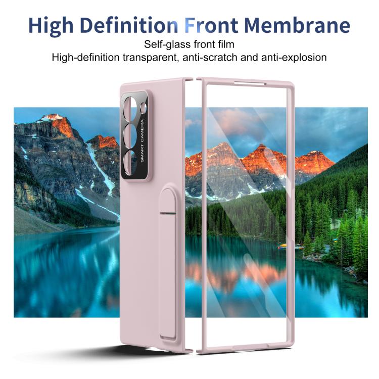 For Samsung Galaxy Z Fold6 Integrated Skin Feel Fold Holder Phone Case