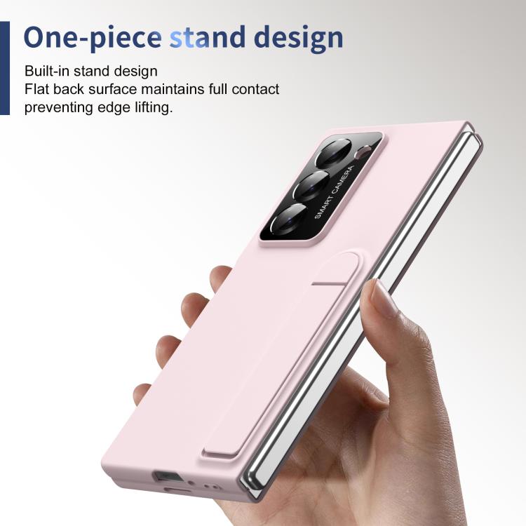 For Samsung Galaxy Z Fold6 Integrated Skin Feel Fold Holder Phone Case