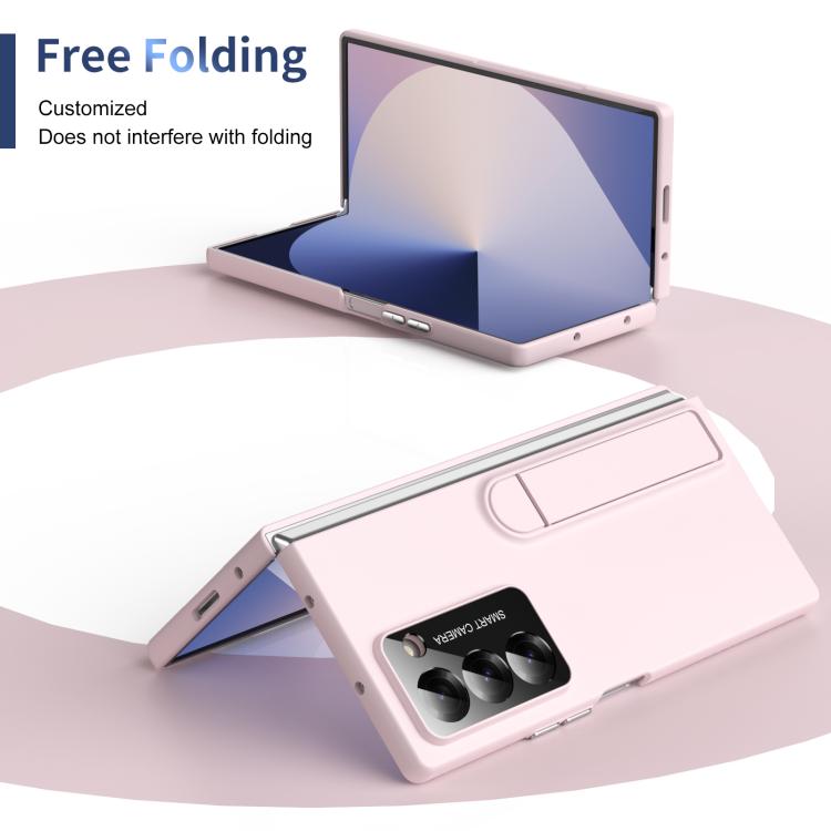 For Samsung Galaxy Z Fold6 Integrated Skin Feel Fold Holder Phone Case