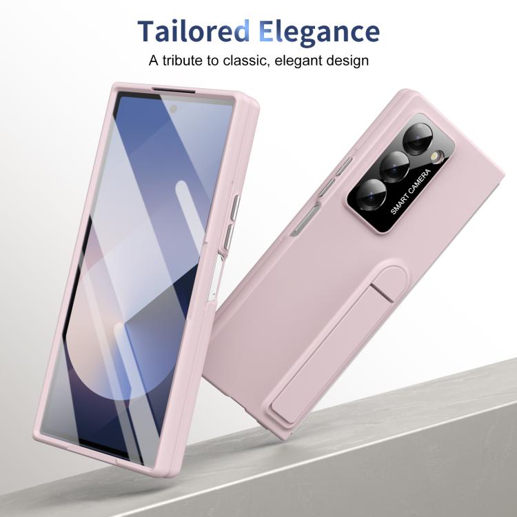 For Samsung Galaxy Z Fold6 Integrated Skin Feel Fold Holder Phone Case