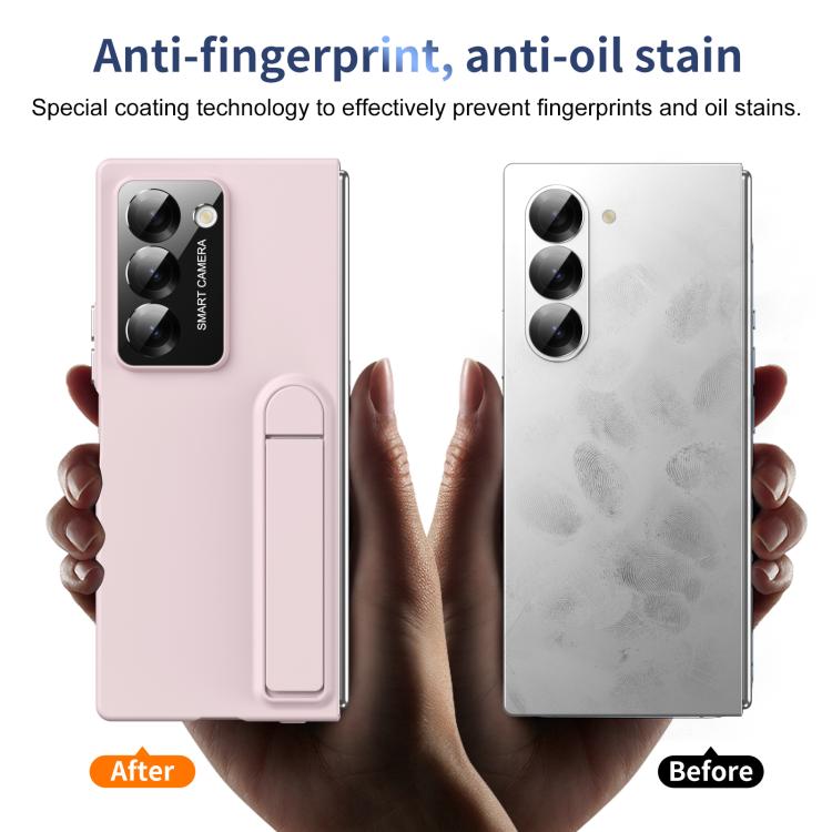 For Samsung Galaxy Z Fold6 Integrated Skin Feel Fold Holder Phone Case