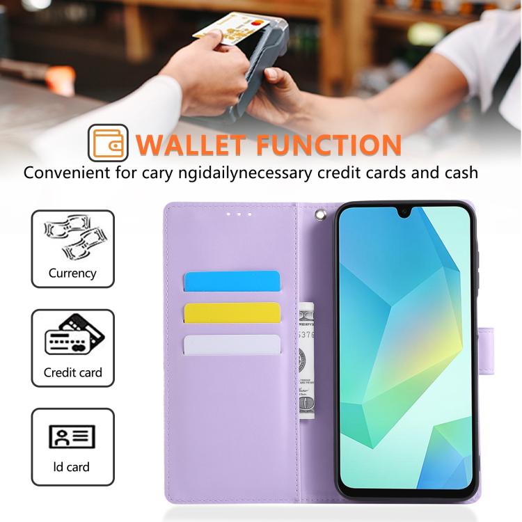For Samsung Galaxy A16 5G Rose Flower Embossed 3-Card Slots Leather Phone Case
