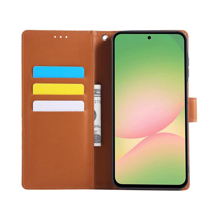 For Samsung Galaxy A56 5G Rose Flower Embossed 3-Card Slots Leather Phone Case