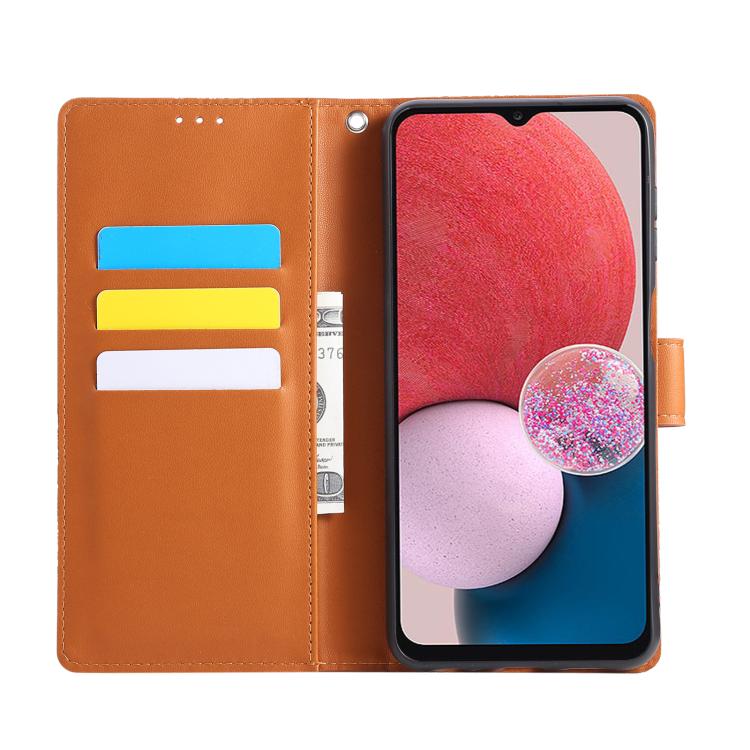 For Samsung Galaxy A13 4G / 5G Rose Flower Embossed 3-Card Slots Leather Phone Case