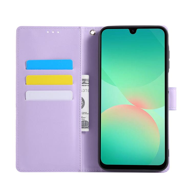 For Samsung Galaxy A17 5G Rose Flower Embossed 3-Card Slots Leather Phone Case