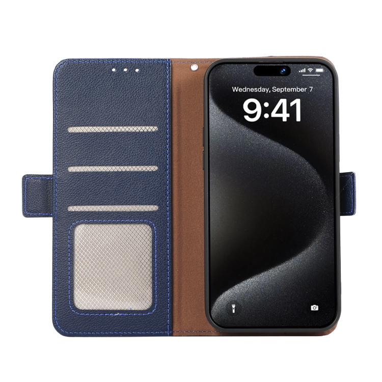 For Honor 400 Global 156.5mm ABEEL Side-Magnetic Litchi Pattern Leather RFID Phone Case