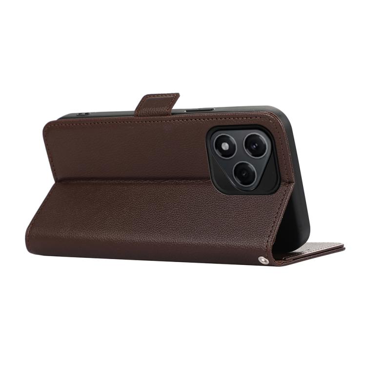 For Honor 400 Lite Global  ABEEL Side-Magnetic Litchi Pattern Leather RFID Phone Case