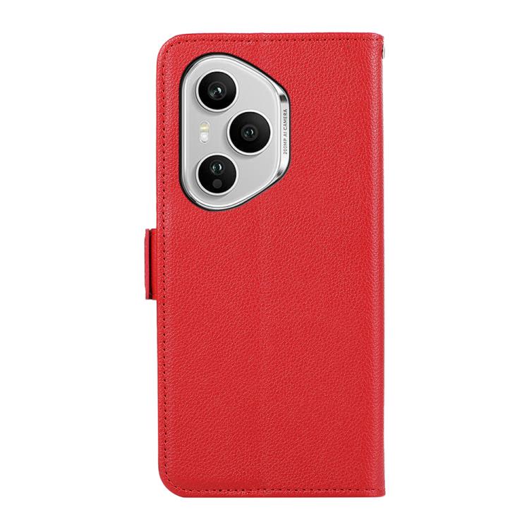 For Honor 400 Pro Global 160.8mm ABEEL Side-Magnetic Litchi Pattern Leather RFID Phone Case