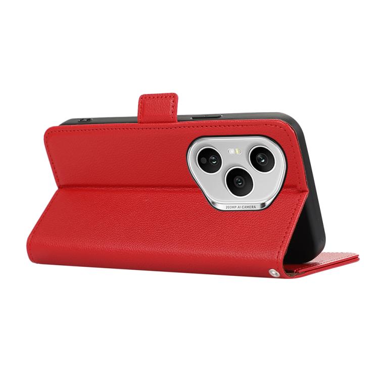 For Honor 400 Pro Global 160.8mm ABEEL Side-Magnetic Litchi Pattern Leather RFID Phone Case
