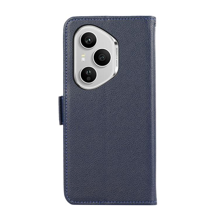 For Honor 400 Pro Global 160.8mm ABEEL Side-Magnetic Litchi Pattern Leather RFID Phone Case