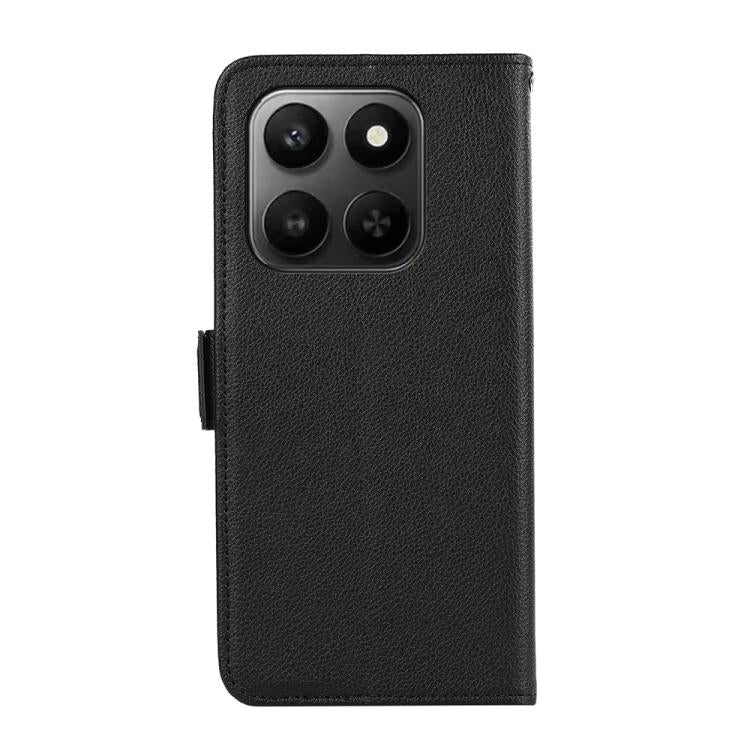 For Honor 400 Smart / X7d ABEEL Side-Magnetic Litchi Pattern Leather RFID Phone Case