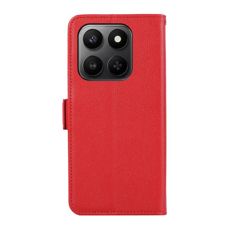 For Honor 400 Smart / X7d ABEEL Side-Magnetic Litchi Pattern Leather RFID Phone Case